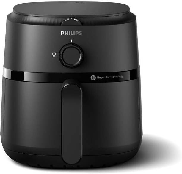 Rohoitt Philips Large Capacity 4.2L, upto 90% less Fat with Rapid Air Technology, 1500W Air Fryer