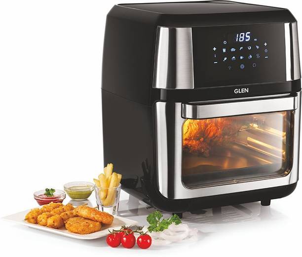 Glen SA 3046 DSS Family Rotisserie Oven, 1800W, 10 Preset Menu, Electric Toaster Oven, Digital Display, Bake, Roast, Toast, Defrost, Black Air Fryer