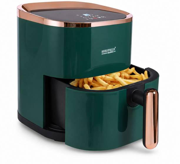 Sheffield Classic Digital with 360 High Speed Air Circulation 1200 W with Non-Stick Basket - Green Air Fryer