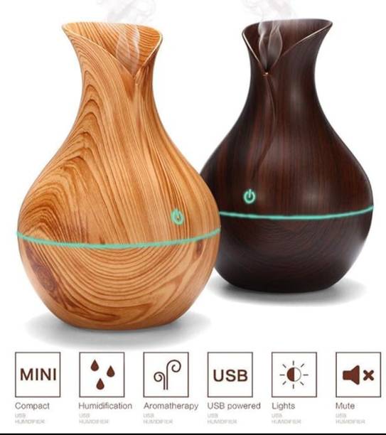 lavanyam Ultrasonic Aroma Humidifier with Color Changing LED Air Purifier Filter