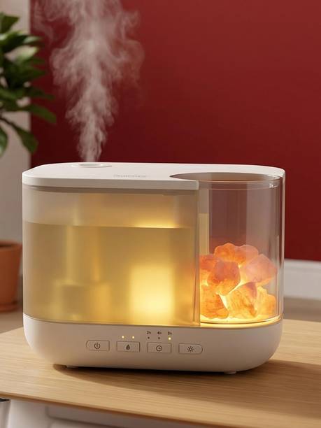 Domestica Humidifier for Room, 2L Ultrasonic Cool Mist, Aroma Diffuser with LED Light Portable Room Air Purifier