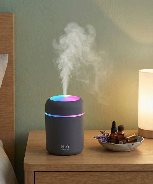 Naridream Humidifiers with Colorful Light for Room, Bedroom, Office, Car( PACK OF-1 ) Room Air Purifier