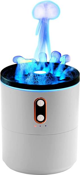 HOPZ 450ML Volcano Flame Air Fog Humidifier Cool Mist Small Humidifiers Portable Room Air Purifier