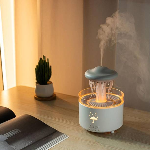 Breezify Jellyfish Aroma Diffuser Ultrasonic Cool Mist Humidifier with LED Night Light Portable Room Air Purifier