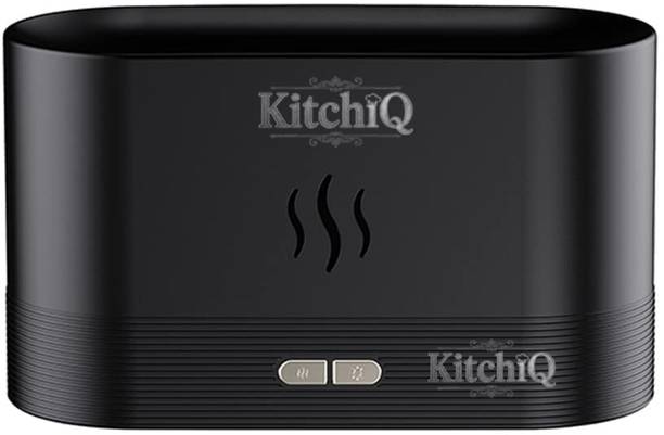 KITCHIQ Flame Essential Oil Diffuser Night Lights Auto Off Function Super and Quiet Portable Room Air Purifier