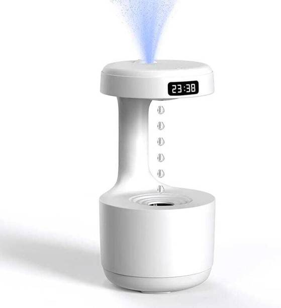 Ritesh Water Drop Humidifier LED Display 800ML Droplets Ultrasonic Portable Room Air Purifier