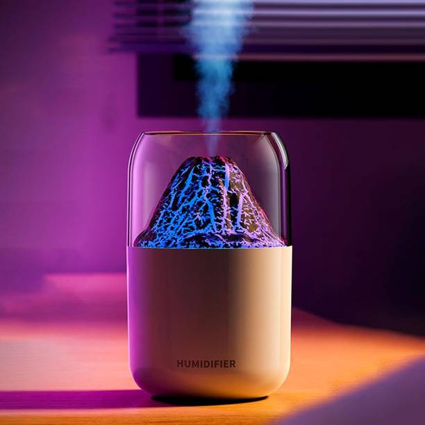 sanbhav Volcano Style Essential Aroma Diffuser & Humidifier with LED Light Portable Room Air Purifier