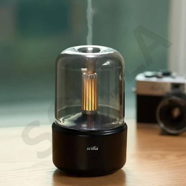 DONDA 2 in 1 Table Lamp and Air Humidifier - Aromatherapy, Candlelight Portable Room Air Purifier