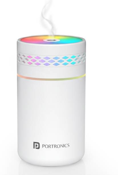 Portronics Magma Lite Type-C Powered Humidifier with RGB Light, 260ml Tank & 2 Modes Portable Room Air Purifier