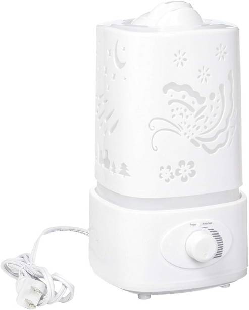 DRUMSTONE Ultrasonic Mini Night Light Humidifier & Fragrance Diffuser | Compact Portable Room Air Purifier