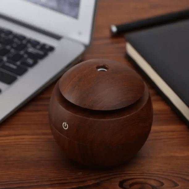 The Electra Wooden Cool Mist Humidifiers Essential Oil Diffuser Aroma Air Humidifier Portable Room Air Purifier