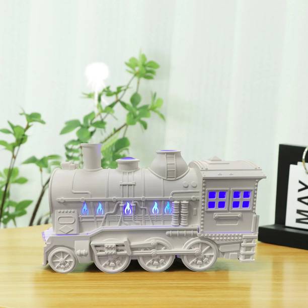 Nilzone Room Humidifier Creative Train Shaped Essential Oil Diffuser for Office Home Humidifier