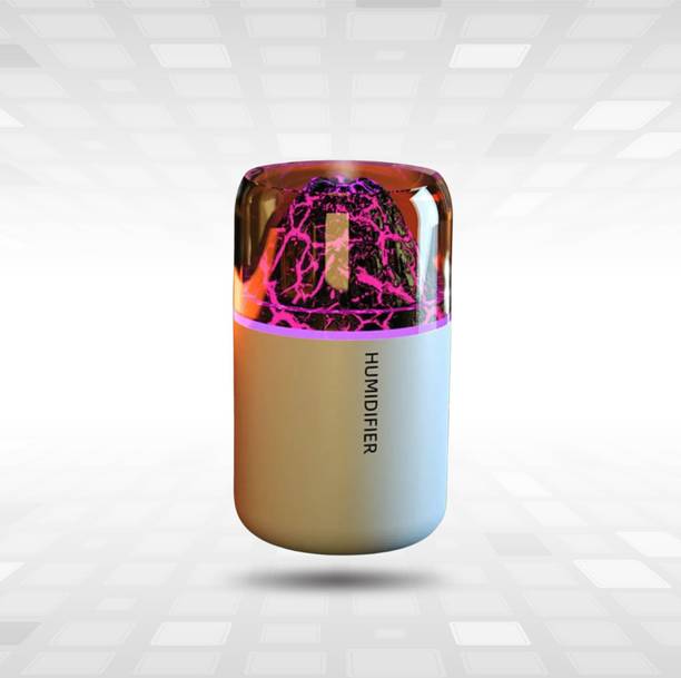 Hortusclear Volcano Humidifier with Night Light | USB Powered Air Purifier & Perfect Gift Portable Room Air Purifier