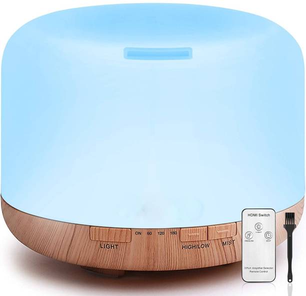 Fleming's Room Humidifier, Diffuser & Air Purifier for home,office with Remote Control (Wooden) Humidifier