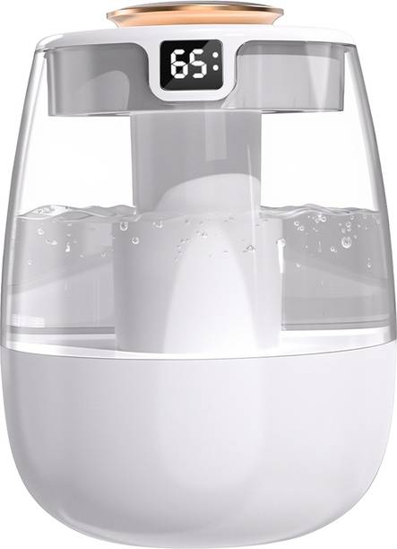 SERPLEX Cool Mist Humidifier 1.3L for Home Office Baby Room with Night Mode Portable Room Air Purifier