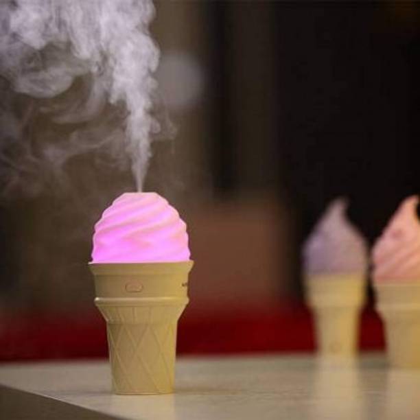 Black mirror ice cream shape humidifier for personal use home office & car use Portable Room Air Purifier