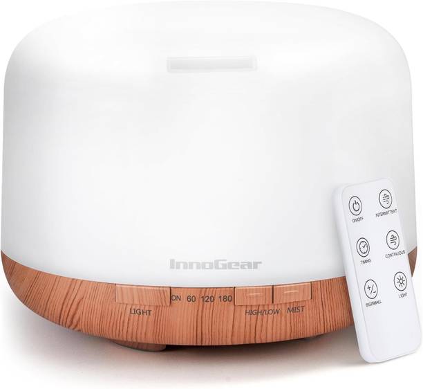 STOREVISE Diffuser Ultrasonic Aromatherapy Essential Oil Diffuser Portable Room Air Purifier