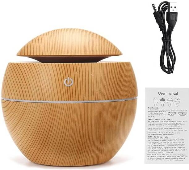 Auto Ryde Wood Humidifier | Compact Aroma Diffuser | Air Purifier for Home and Office Portable Room Air Purifier