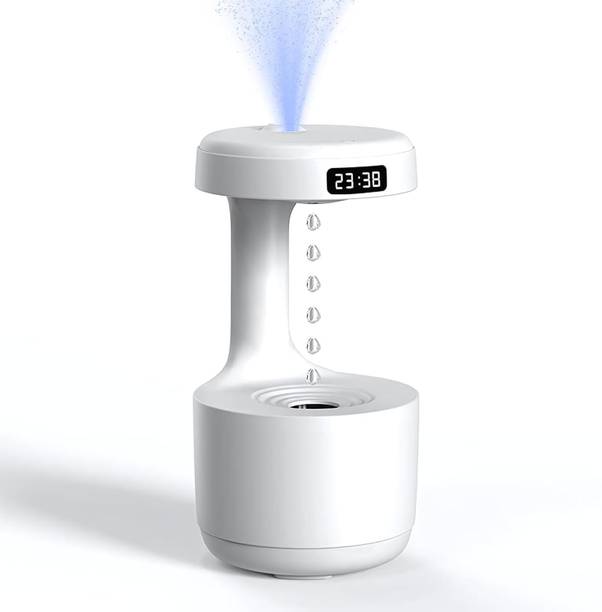 Divyanshi Room Anti-Gravity Humidifier with LED Display – 800ML Ultrasonic Cool Mist Humidifier