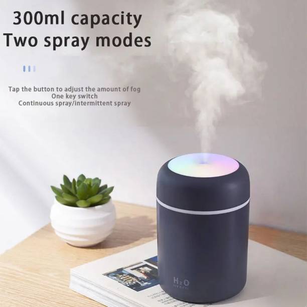 VP ELITE Room H2O Portable Ultrasonic Cool Mist Humidifier with RGB Night Light (BLACK) Humidifier