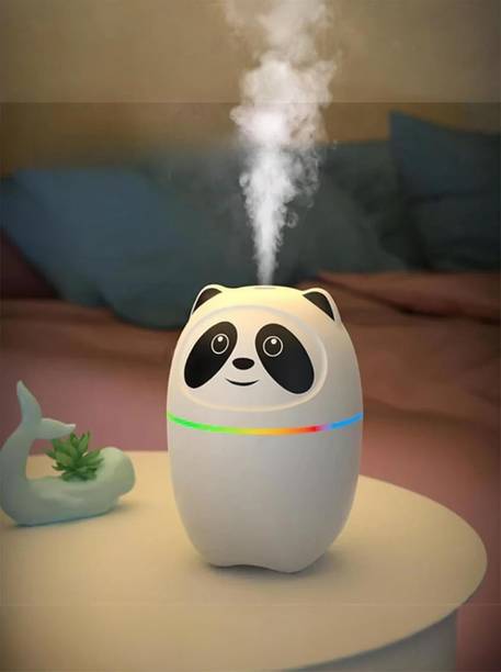 Alok Cute Panda Humidifier with LED Night Light USB Mini Aroma Diffuse Room Air Purifier