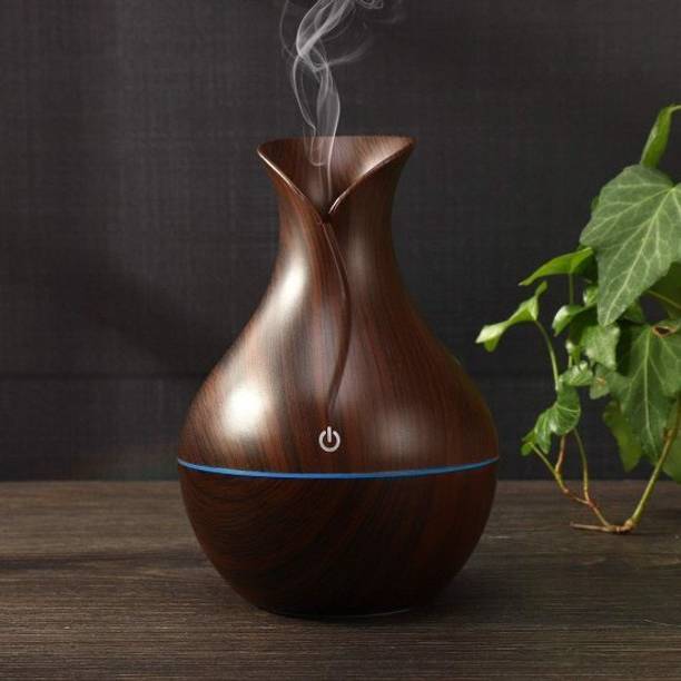 VINKAL Pot Shape Wooden Humidifier Home Improvement Room Air Purifier