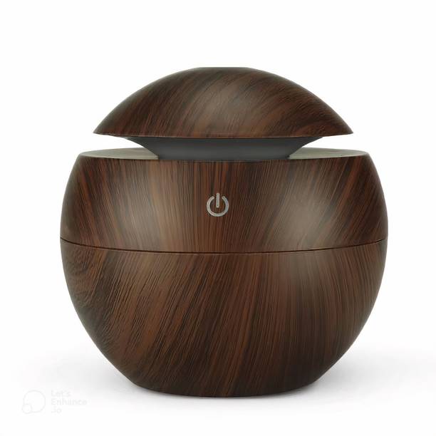 Nexila Wood Humidifiers Essential Oil Diffuser Aroma Air with Colorful Change Portable Room Air Purifier
