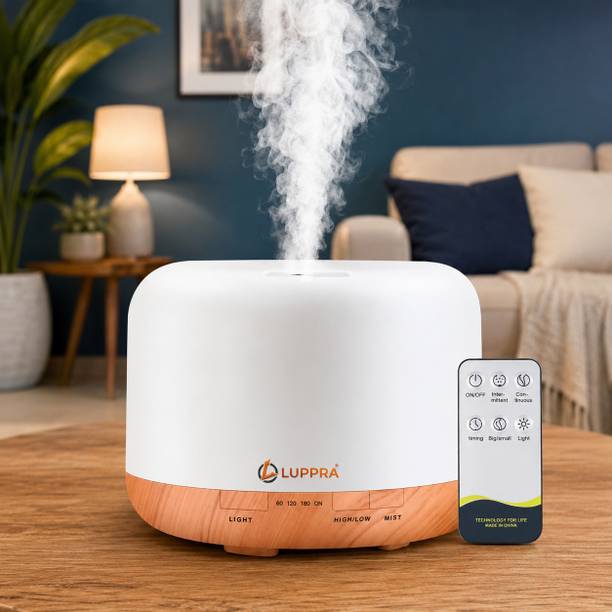 LUPPRA AromaMist 500 – 4-in-1 Ultrasonic Diffuser & Humidifier with LED Portable Room Air Purifier
