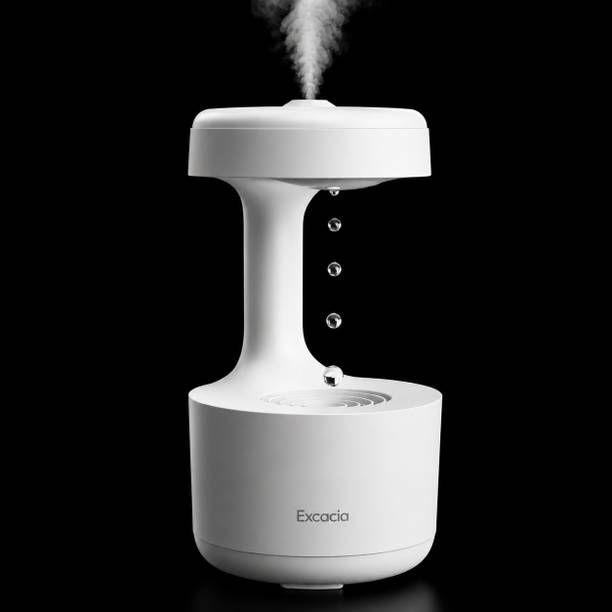 Excacia Humidifier for AC Room, Bedroom Anti-Gravity Water Droplets-1 Yr Warranty Portable Room Air Purifier