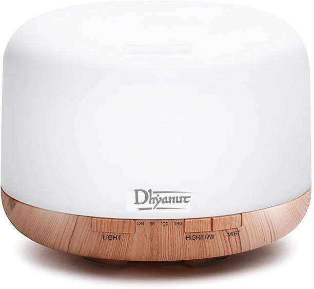Dhyana Essential Oil Diffuser, 5 in 1 Ultrasonic Aromatherapy Oil Humidifier Vaporizer Portable Room Air Purifier