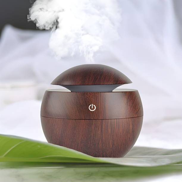 WINDCOMM Wooden Cool Mist Humidifiers Essential Oil Diffuser Aroma Air Humidifier Portable Room Air Purifier