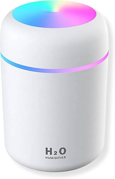 BudgetCart H2O Mini Air Humidifier with LED Night Light | Portable USB Cool Mist Portable Room Air Purifier