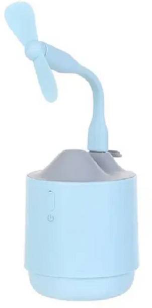 AKR USB Mist Humidifier with fan 220ml for Bedroom, Car, Office Cabins Portable Room Portable Room Air Purifier