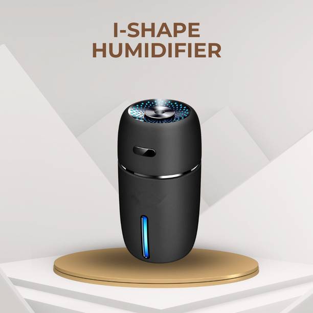 sanbhav I-Shape Portable Cool Mist Humidifier with LED Light & USB Air Diffuser for Home Portable Room Air Purifier