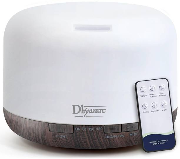 Dhyanut 5 in 1 Ultrasonic Aromatherapy Fragrant Oil Humidifier Vaporizer Portable Room Air Purifier