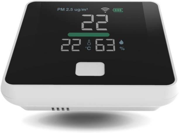AiRTH Smart Home AQI Monitor | Know What You Breathe 24x7 Digital Display Wifi Enabled Air Quality Meter