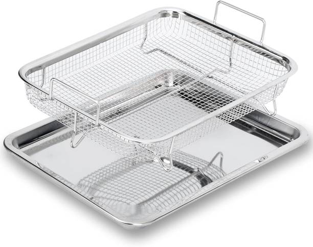 Kruvad Air Fryer Basket for Oven, Extra Large Oven Air Fryer Basket Airfryer Tray