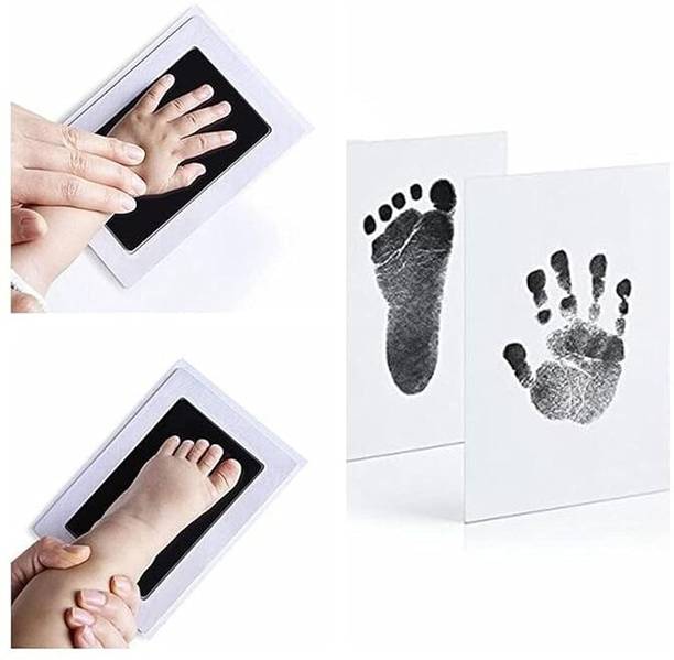 IP DHAMELIYA Inkless Baby Handprint & Footprint Kit | Safe Non-Toxic Ink Pad Album
