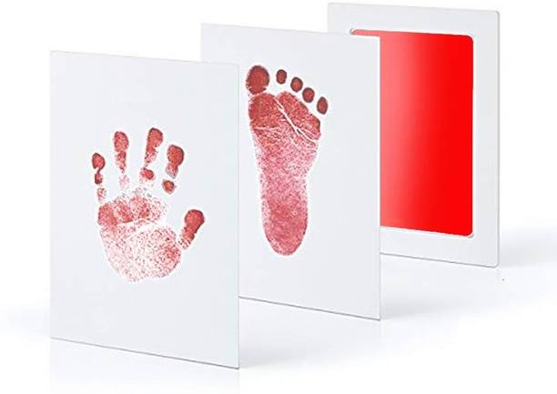 IP DHAMELIYA Mess Free Baby Handprint Footprint Kit with Inkless Pad and Print Cards Album