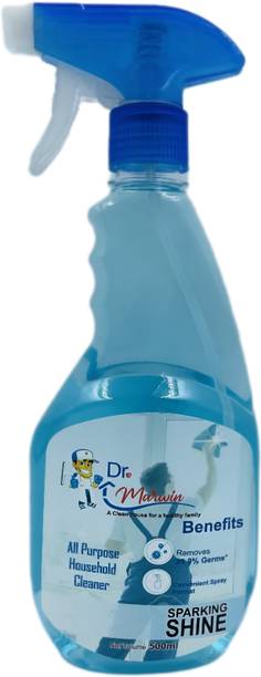 DR MARWIN Glass Cleaner & Multi-Surface Cleaner & Disinfectant Sparkling Glass Wipe