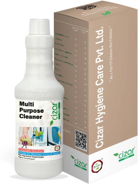 CIZAR CARE Enzyme-Based Multi-Purpose Cleaner Liquid for Kitchen & Bathroom, Citrus Scent