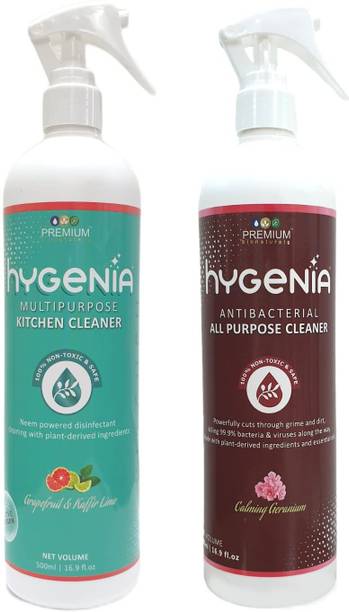Premium Bionaturals Antibacterial & Kitchen Cleaner Combo Pack for Hygienic Home Cleaning