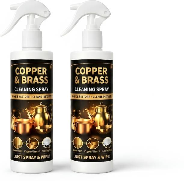 LootZoo Brass & Copper Cleaning Spray for Utensils Pots and Decorative Items