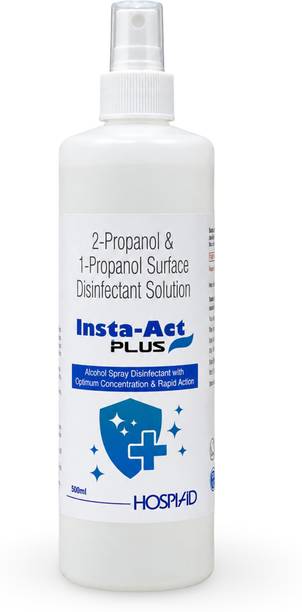 hospiaid Insta-Act PLUS Alcohol Surface Disinfectant Spray - Rapid Action Cleaner