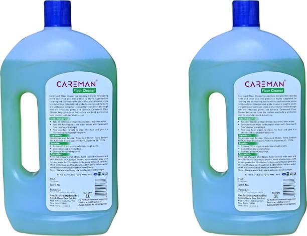 CAREMAN Multi-surface Floor Cleaner Kills 99.9% Germs JASMINE Fragrance (PACK OF 2)