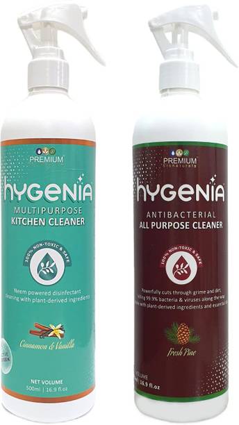 Premium Bionaturals Antibacterial & Kitchen Cleaner Combo for Eco-Friendly Home Cleaning