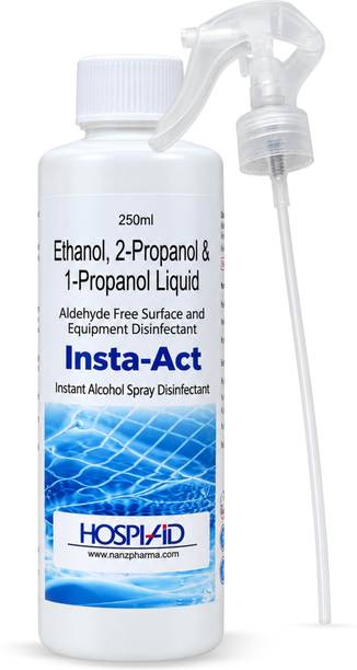 hospiaid Insta-Act Instant Alcohol Disinfectant Spray | Aldehyde Free Surface Cleaner