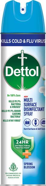 Dettol Disinfectant Sanitizer Spray|24 hrs Antibacterial protection|(Spring Blossom)