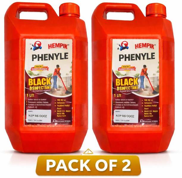 HEMPIK Black Concentrated Phenyle Original Liquid Toilet Cleaner