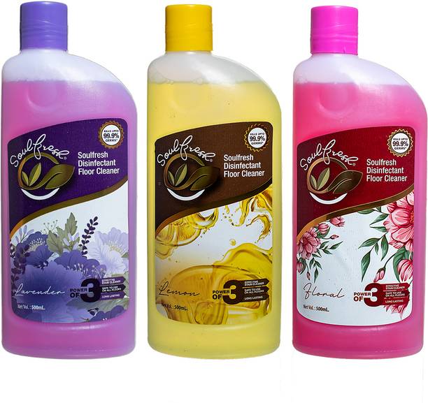 Soulfresh Disinfectant Bathroom, Surface & floor cleaner Liquid, Kills 99.9% germs
